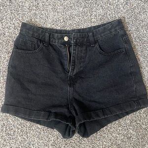 Size 8 Black Jean Shorts